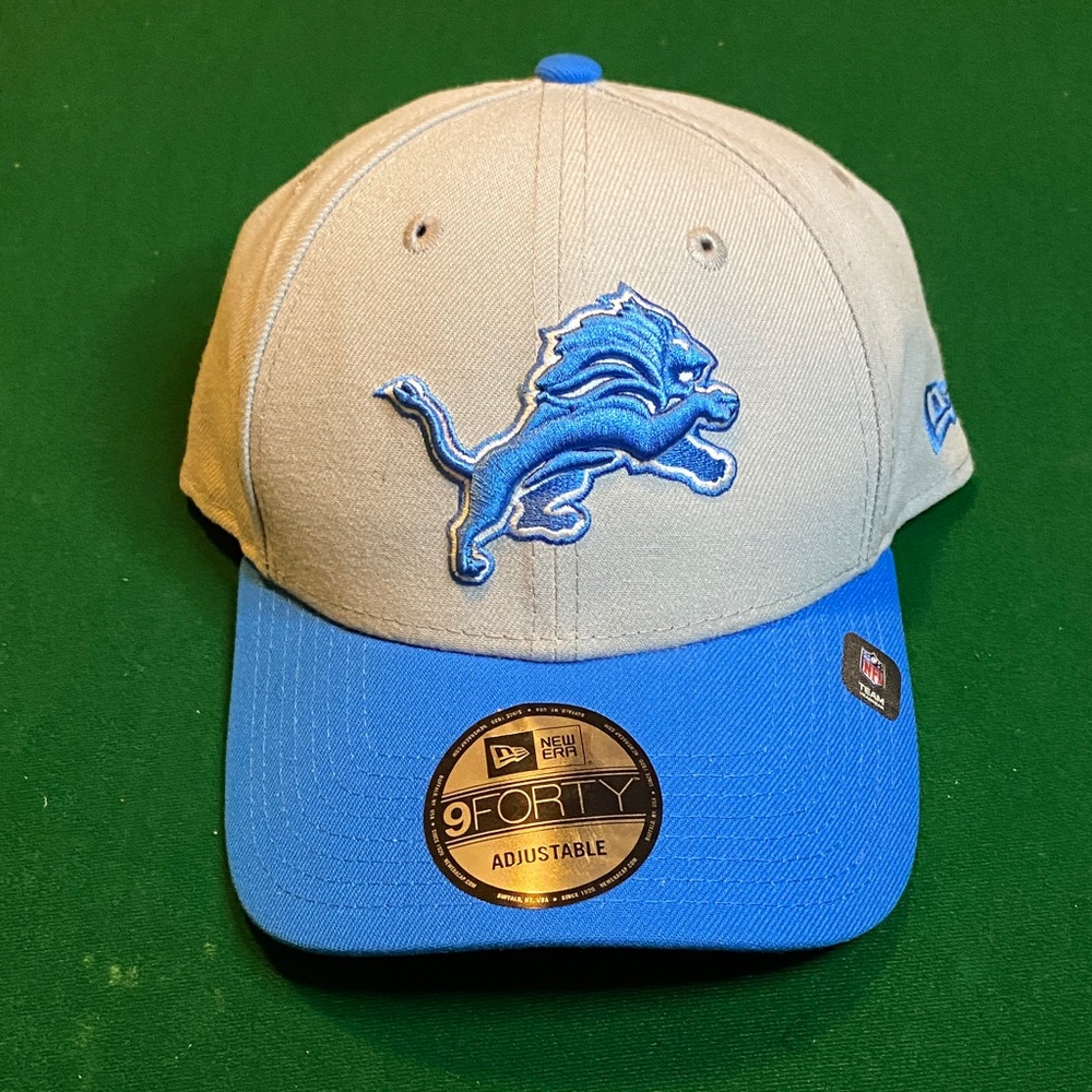 New Era Gray and Blue 9FORTY Adjustable Hat